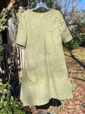 IL019    LODEN GREEN  Softened 100% Linen Medium (5.3 oz/yd<sup>2</sup>)