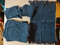 IS010    COBALT  Softened 54% Linen / 46% Cotton Medium (6.2 oz/yd<sup>2</sup>)