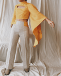 IL019    MARIGOLD  Softened 100% Linen Medium (5.3 oz/yd<sup>2</sup>)