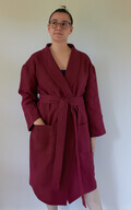 Capucine — Linen Bathrobe, Pajama Top and Pajama Pants, Type - Premium Paper, Single Size - 2 to 8