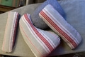 IL087 NORMANDY  NATURAL/WHITE/RIO RED MLT-1  FS Premier Finish 100% Linen Medium (6.8 oz/yd<sup>2</sup>)