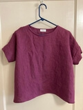 IL019    WILDCHERRY  Softened 100% Linen Medium (5.3 oz/yd<sup>2</sup>)