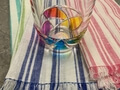 IL084 OLIVIER  WHITE/CHATEAU ROSE MLT-27  Softened 100% Linen Heavy (7.1 oz/yd<sup>2</sup>)