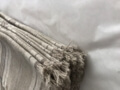 IL087 NORMANDY  NATURAL/WHITE/PEWTER MLT-5  FS Premier Finish 100% Linen Medium (6.8 oz/yd<sup>2</sup>)