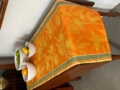 IL085 NAVEL ORANGE  ORANGE PIXIE MLT-15  100% Linen Medium (6.8 oz/yd<sup>2</sup>)