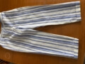 IL084 OLIVIER  WHITE/MAZARINE BLUE MLT-24  Softened 100% Linen Heavy (7.1 oz/yd<sup>2</sup>)