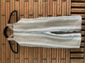 IL087 NORMANDY  NATURAL/WHITE/DOLPHIN GRAY MLT-6  FS Premier Finish 100% Linen Medium (6.8 oz/yd<sup>2</sup>)