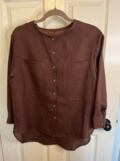 Anca — High Low Hem Linen Shirt, Type - PDF