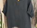 IL019    BLACK  Softened 100% Linen Medium (5.3 oz/yd<sup>2</sup>)