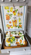 Orange Lemonade - 2 Tea Towels