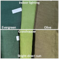 IL019    EVERGREEN  FS Signature Finish 100% Linen Medium (5.3 oz/yd<sup>2</sup>)