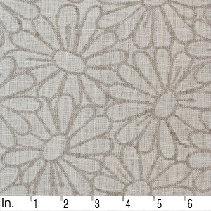 IL002 DAISY FIELD IVORY-NATURAL - 100% Linen - Canvas (10 oz/yd<sup>2</sup>) - 20.00 Yards