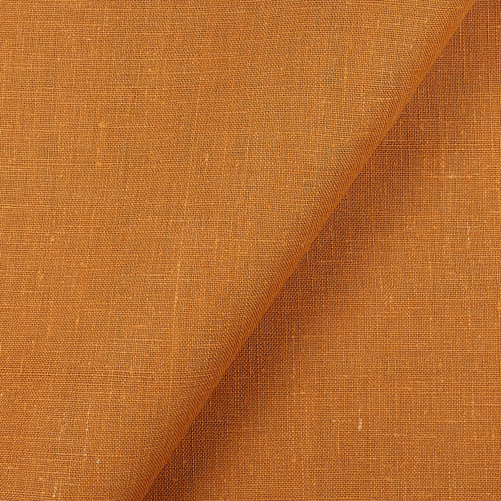 Fabric 4C22 100 Linen fabric APRICOT Softened