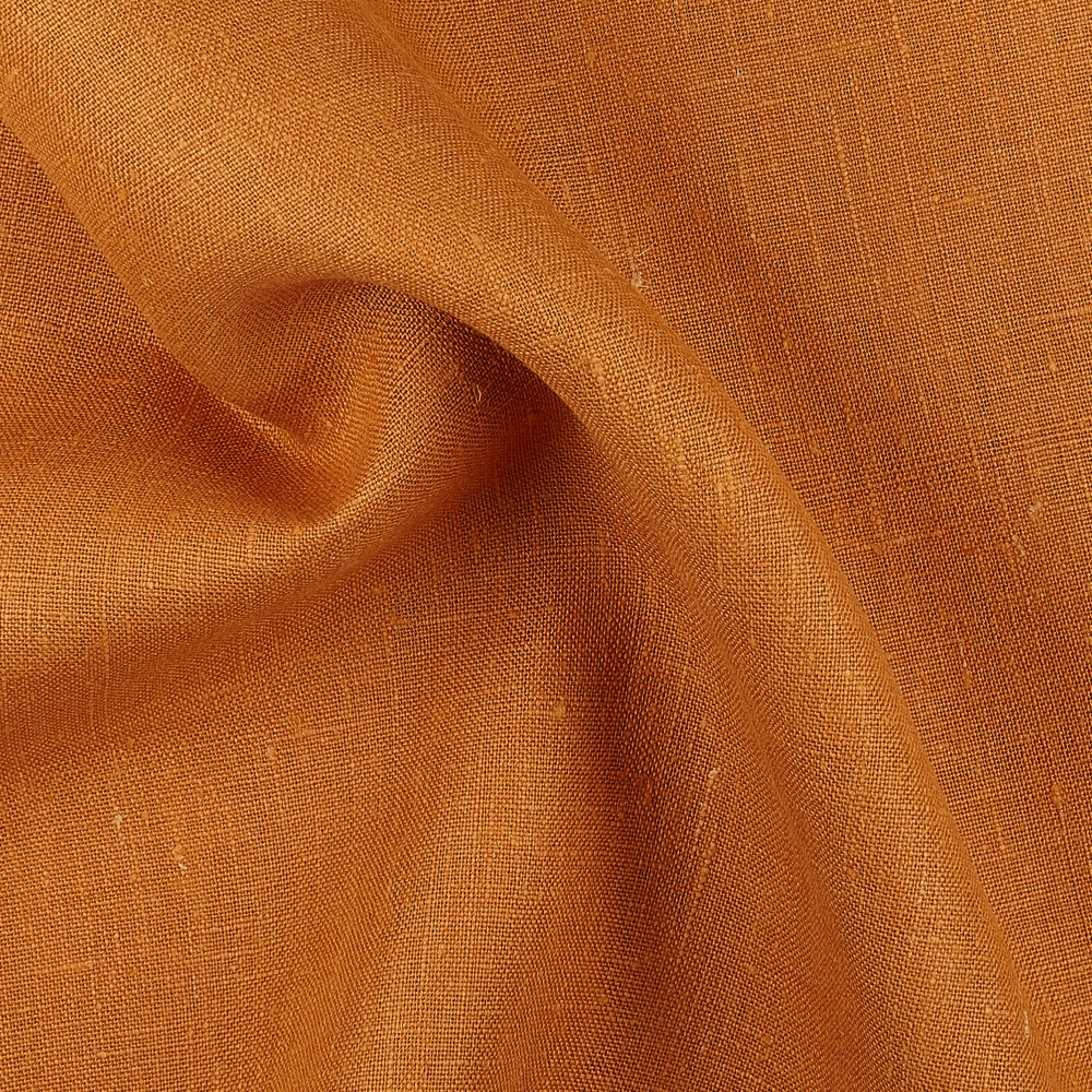 Fabric 4C22 100 Linen fabric APRICOT Softened