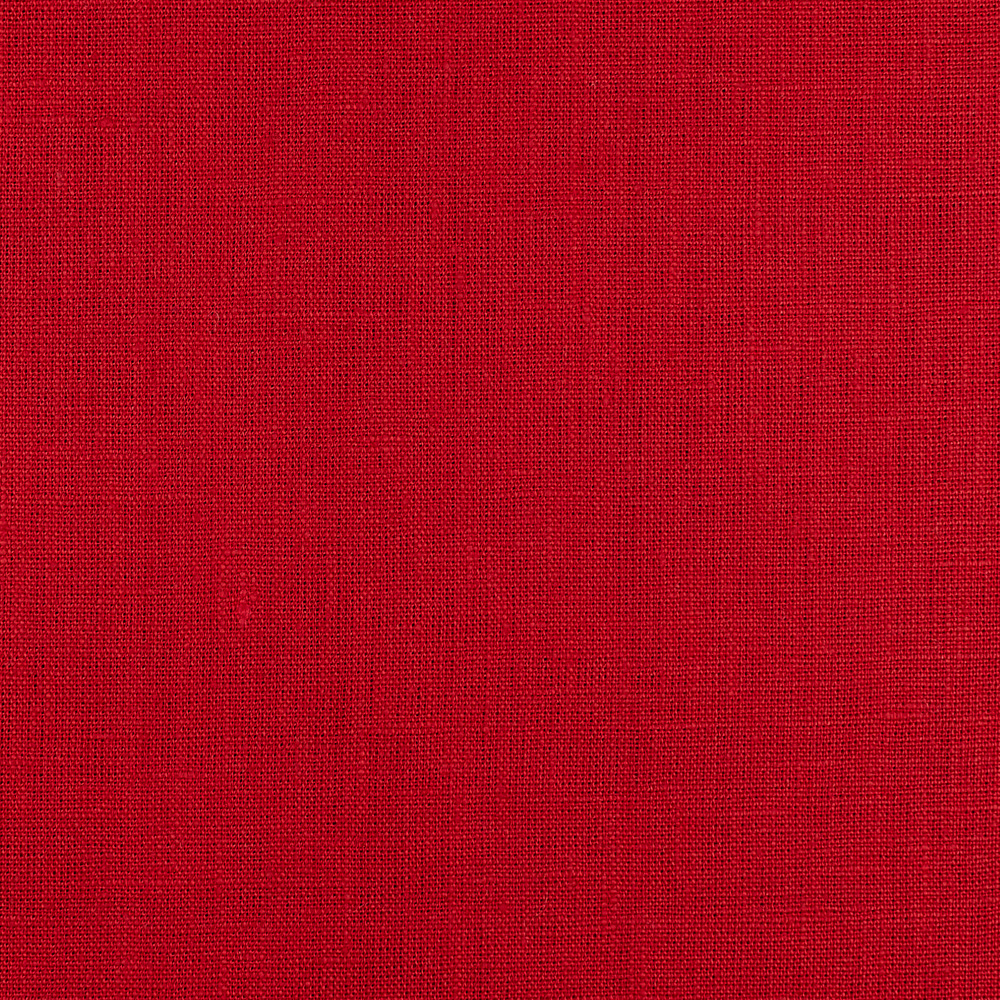 Fabric 4C22 100% Linen fabric CRIMSON Softened