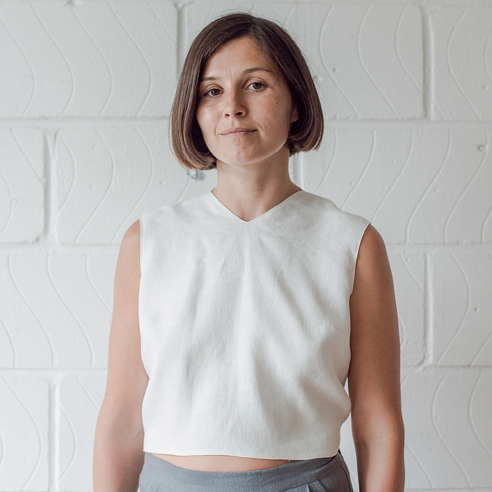 Pattern — Fred — Linen Knotted Crop Top (PDF)