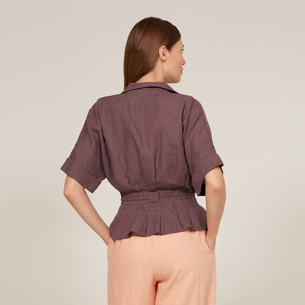 Hana — Linen Wrap Dresses, Top, and Skirt, Type - Premium Paper, Single Size - 10 to 16