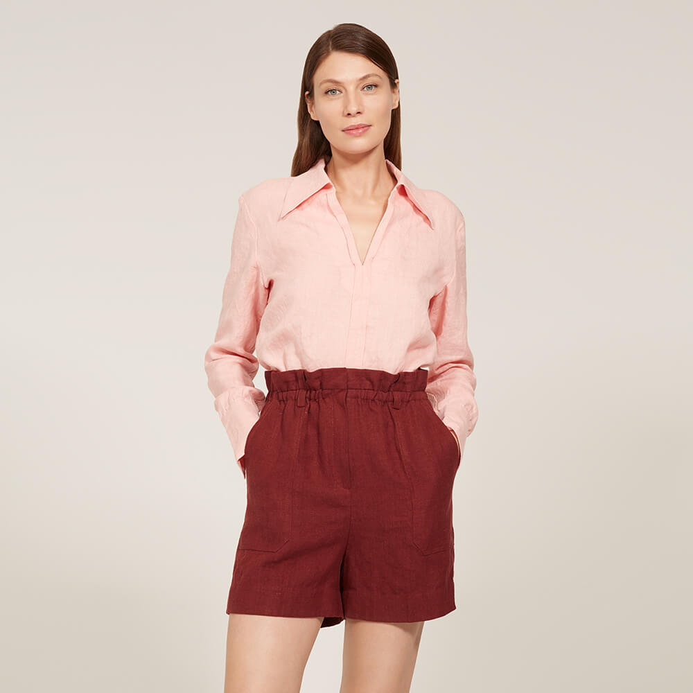 Fabrics-store.com: Ami — Linen Shirt, Tunic, Dress, Pants, Capris and ...
