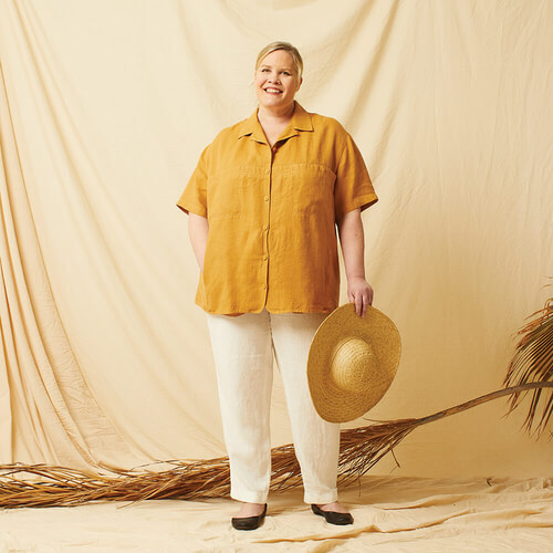 Fabrics-store.com: Mykonos — Linen Shirts, Pants, and Shorts
