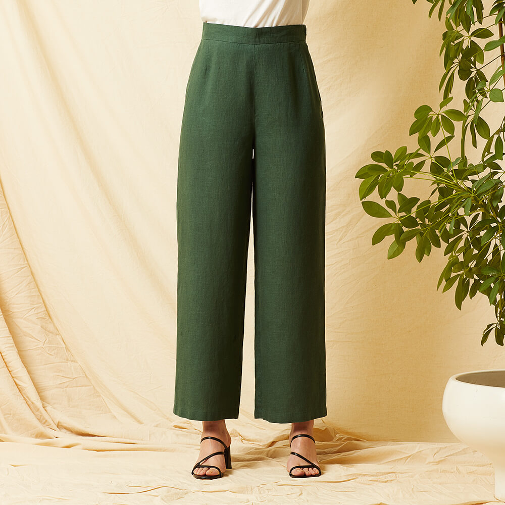 Fabrics-store.com: Sol — Linen Tunic, Cardigan, and Pants, Type ...