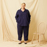 Sewing Patterns - Capucine — Linen Bathrobe, Pajama Top and Pajama Pants