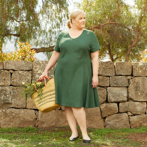 Maia Dress with Short Sleeves