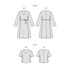Sewing Patterns - Maia — Dress with Short Sleeves, Dress with Long Sleeves, Blouse
