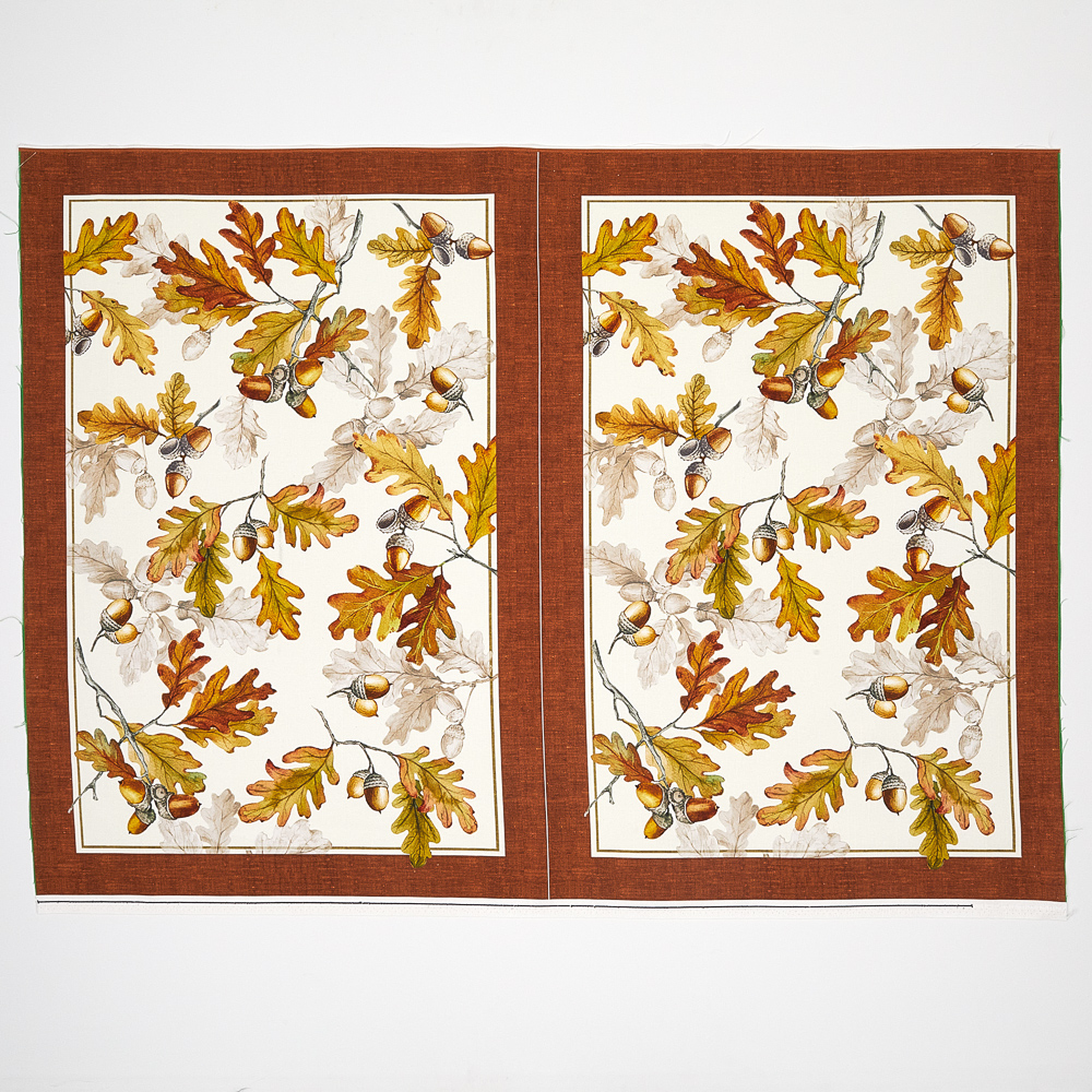 Fabrics-store.com: Acorns - 4 Tea Towels