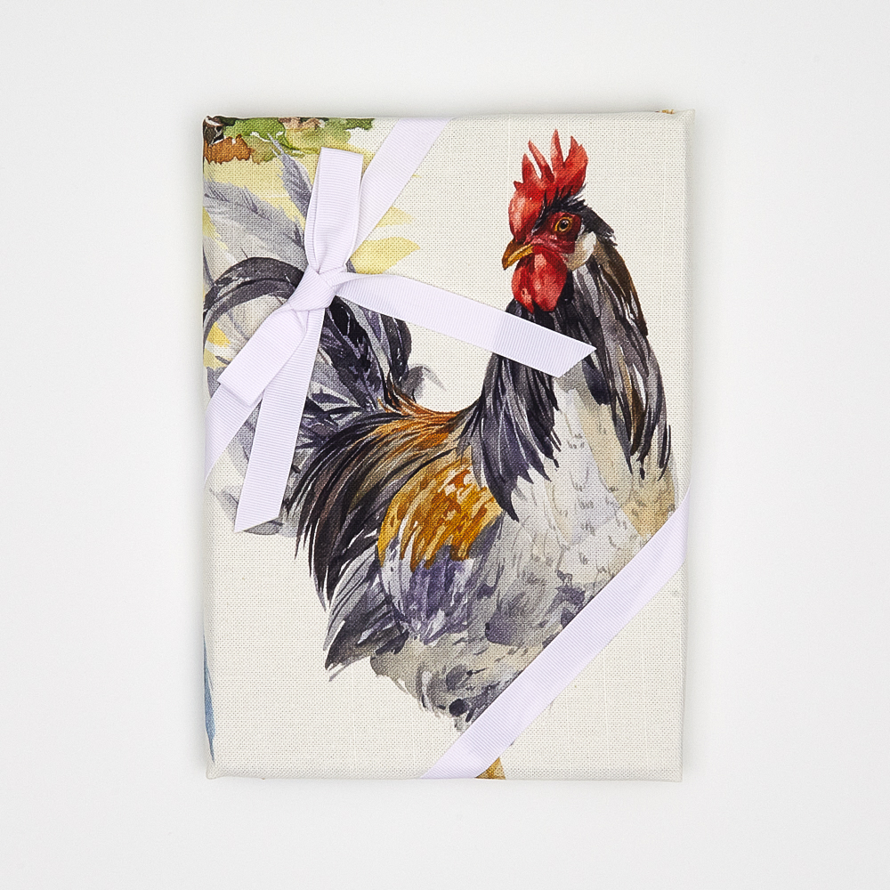 Farm Rooster Towels, Set of 2