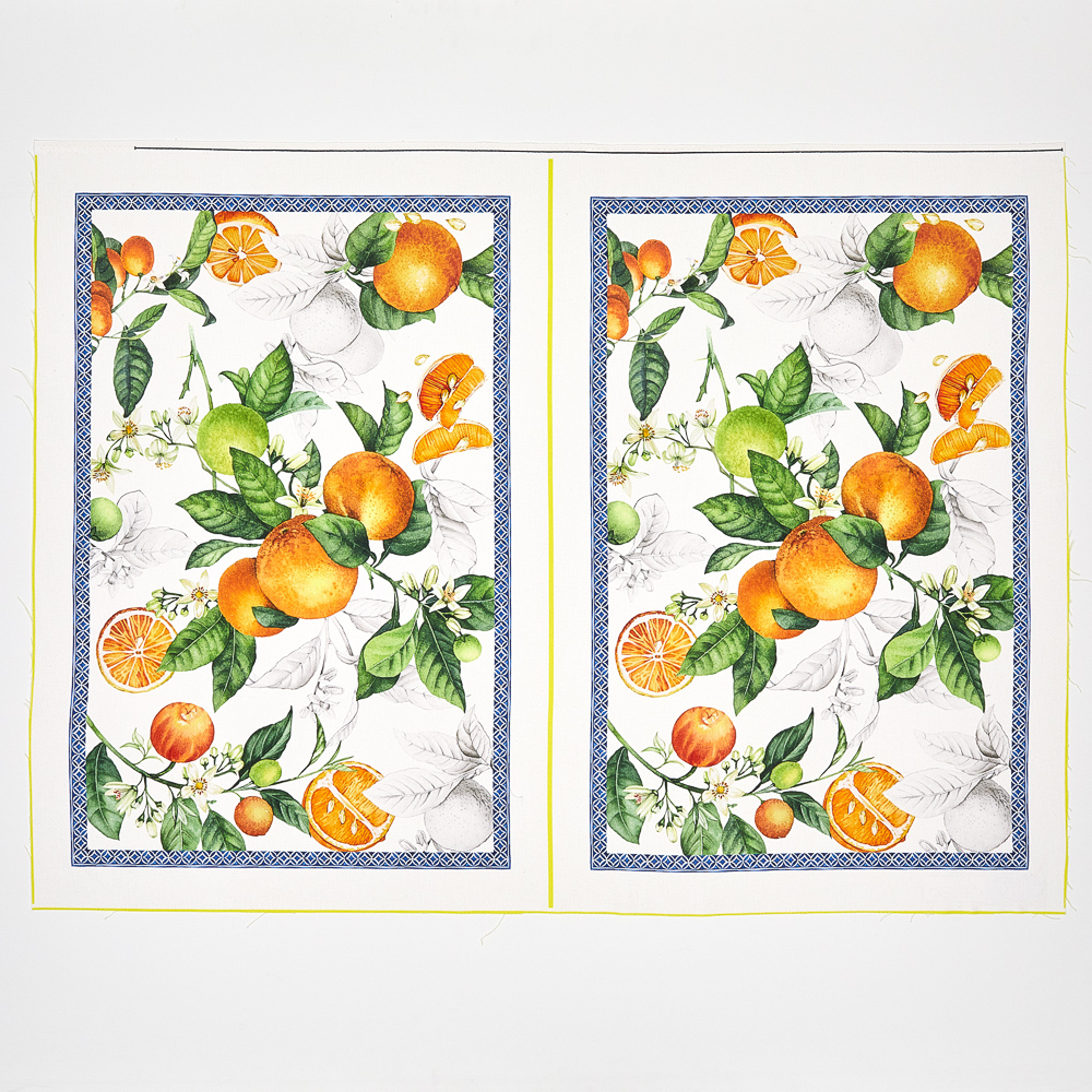 Fabrics Store Com Citrus Orange 2 Tea Towels   FS 1124 1684962141 