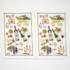Sewing kits - Red Wine - 2 Tea Towels