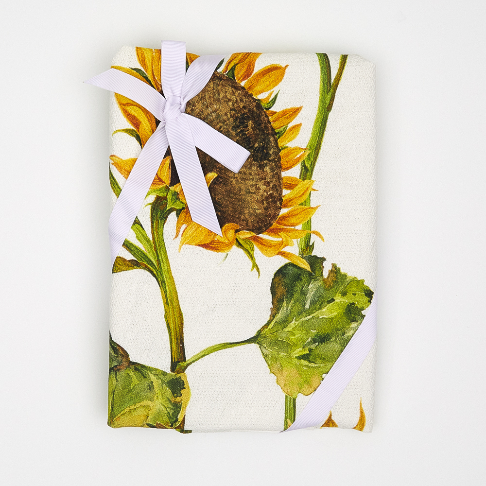 Sunflowers Tea Towels, Set of 2