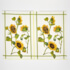 Sunflower Tablecloth Accompanied by a set of 4 Napkins and Two Tea Towels