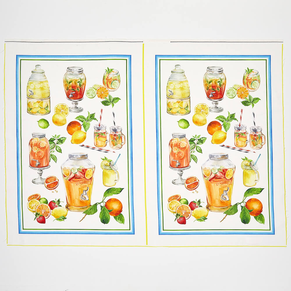 Orange Lemonade - 2 Tea Towels