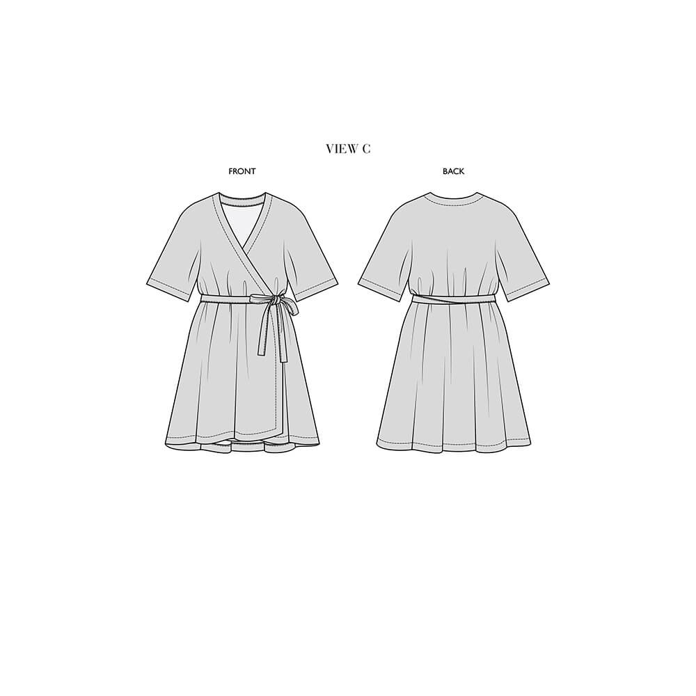 Astrid - Wrap Dresses, Type - Premium Paper, Single Size - 18 to 24