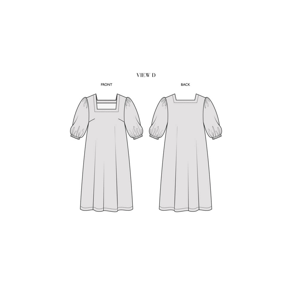 Catriona Pattern Collection - Top, Blouse, Short Dress, and Long Dress, Type - Premium Paper, Single Size - 2 to 8