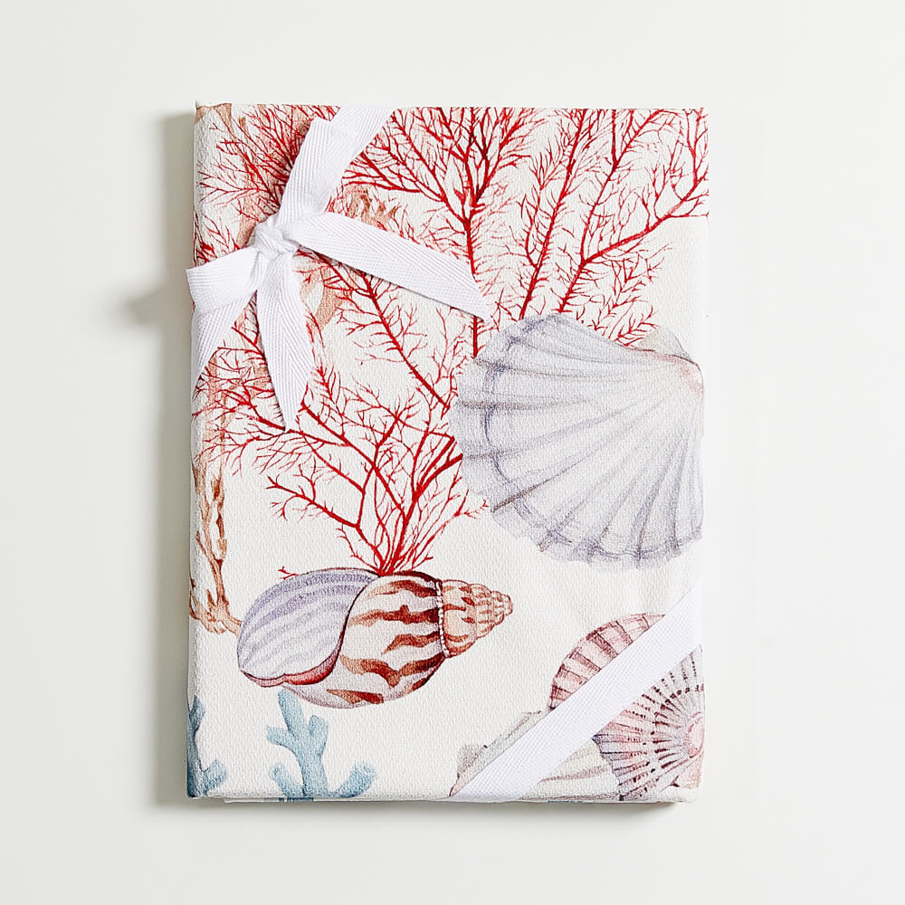 Sewing kits - Corals and Seashells - 2 Tea Towels