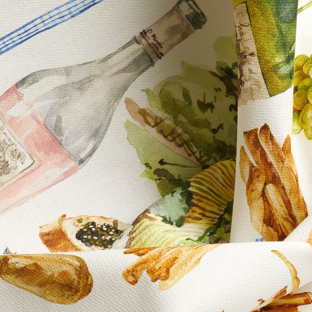 White Wine - 2 Tea Towels