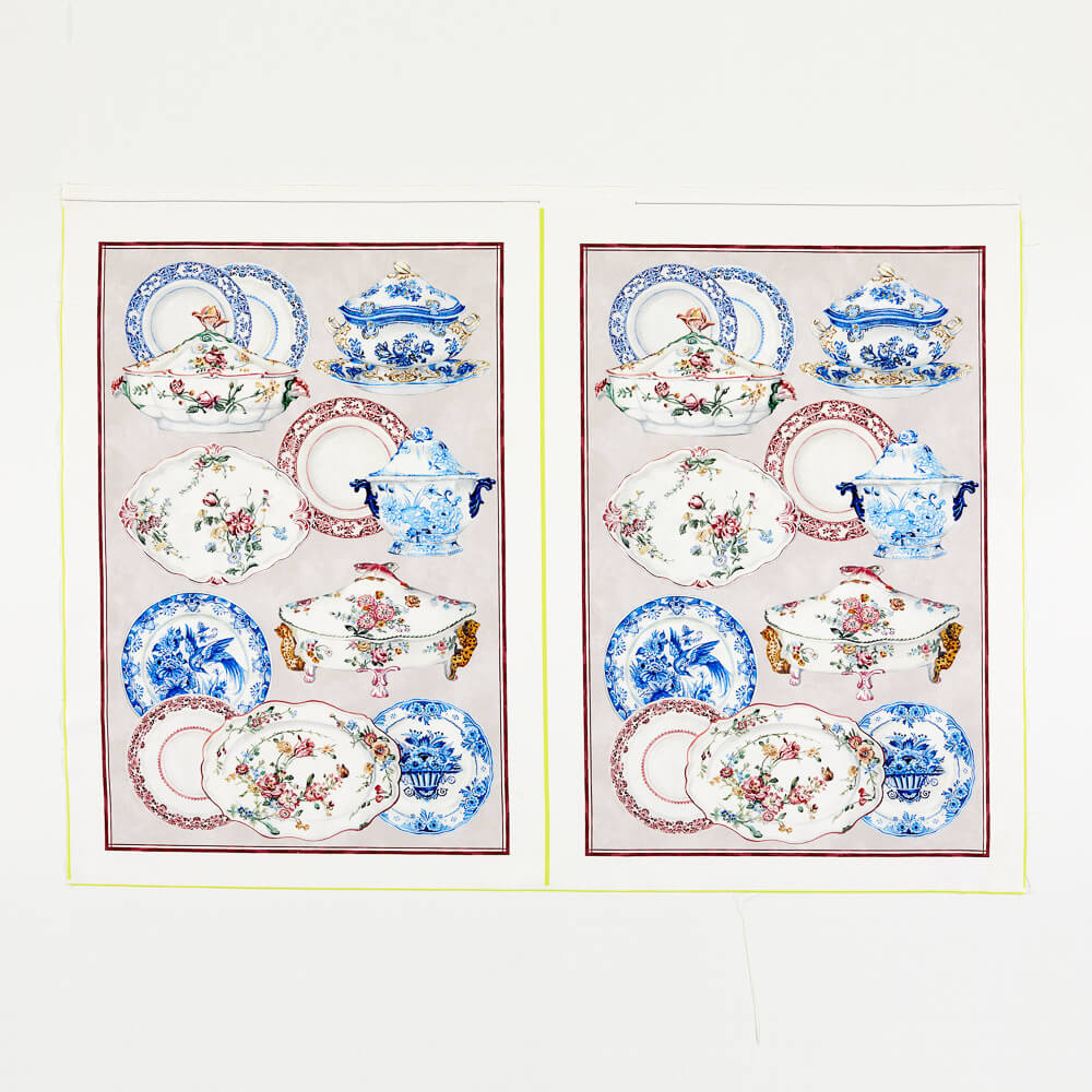 Porcelain Collection - 2 Tea Towels