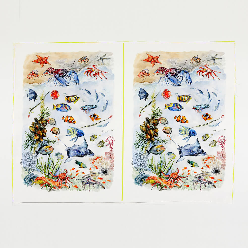 Sea Life - 2 Tea Towels