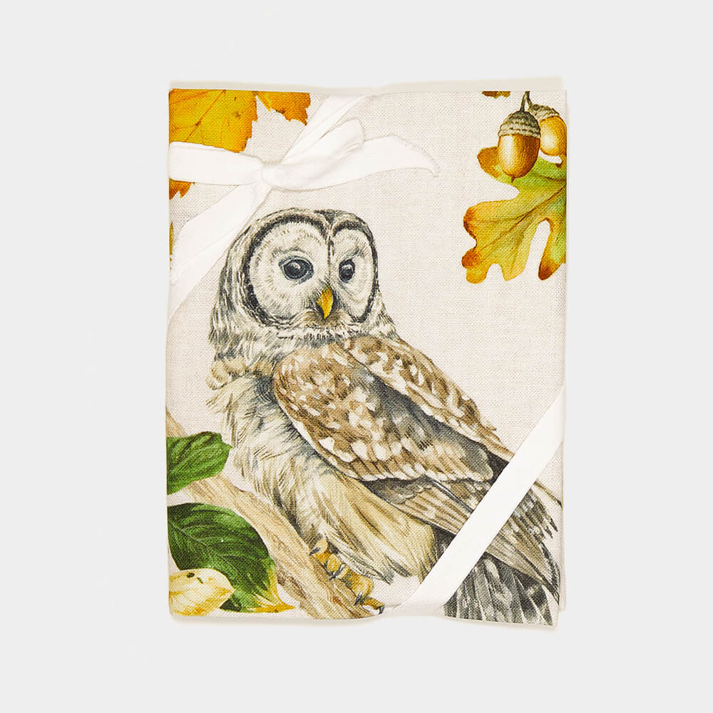 Sewing kits - Owls - 2 Tea Towels