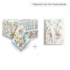 Bunny Meadow Tablecloth Accompanied by a set of 4 Napkins and Two Tea Towels