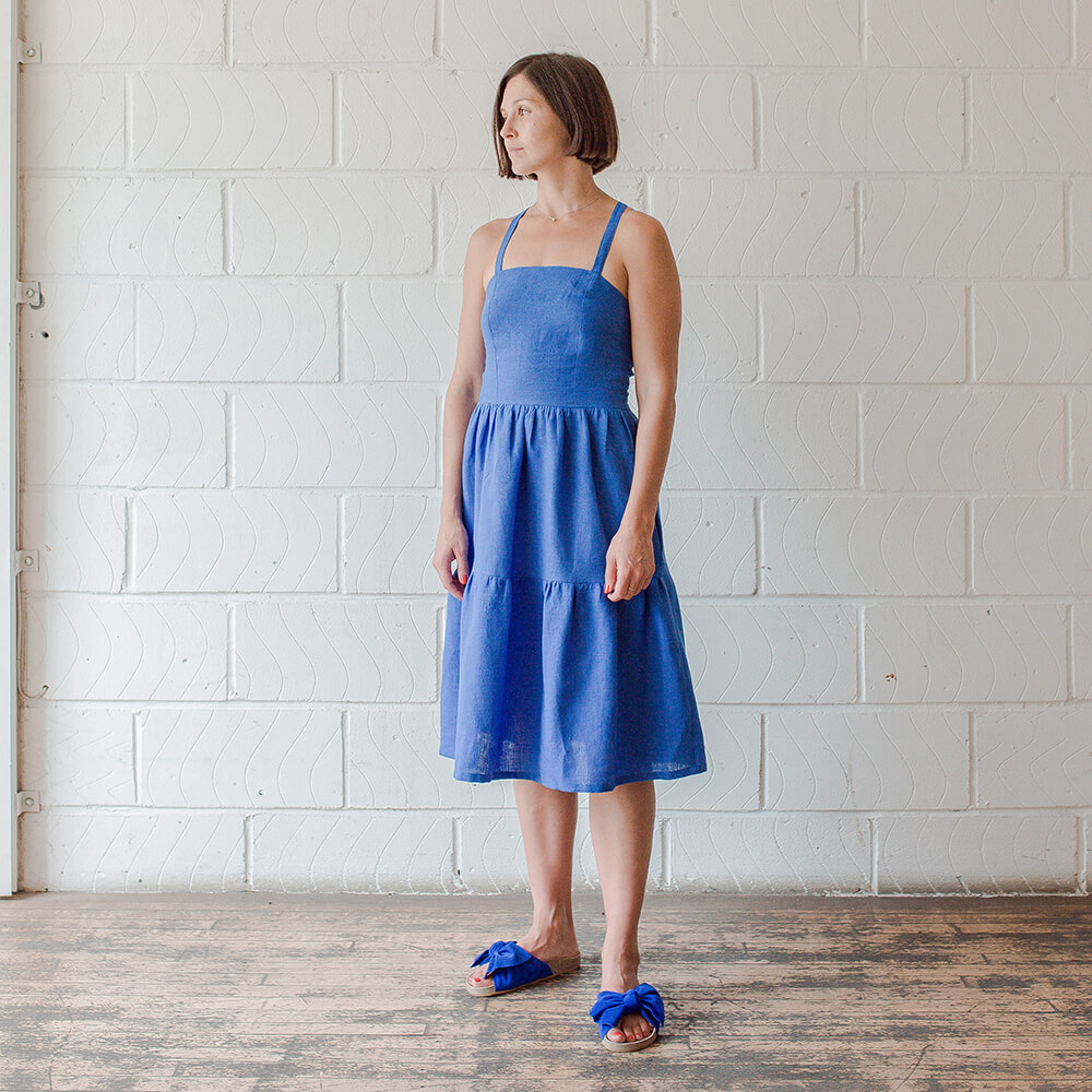 Sewing Patterns - Rhea — Tiered Sundress With Shirred Back