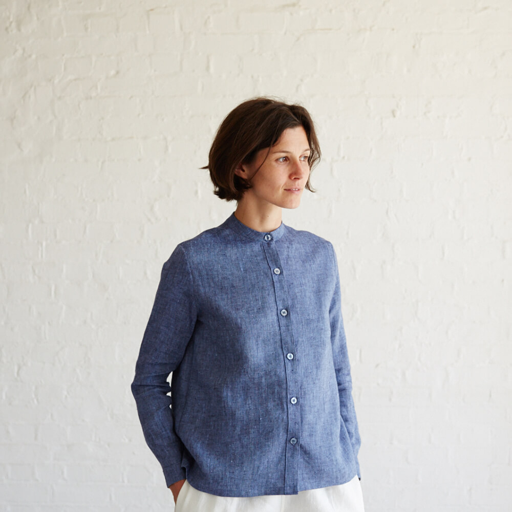 Sewing Patterns - Genia Tailored Linen Shirt