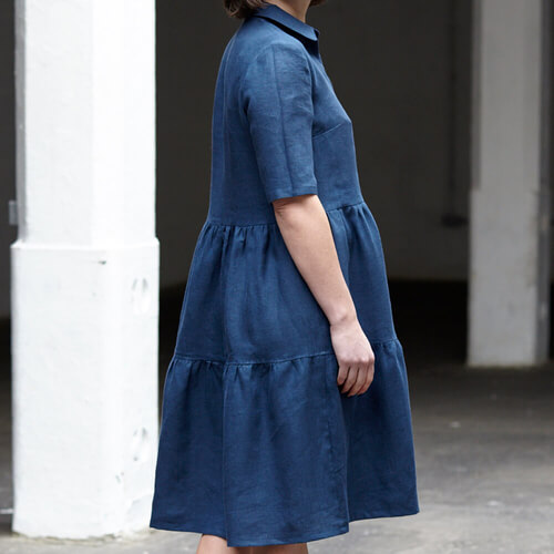 Fabrics-store.com: Avery Tiered Shirt Dress, Type - Free PDF