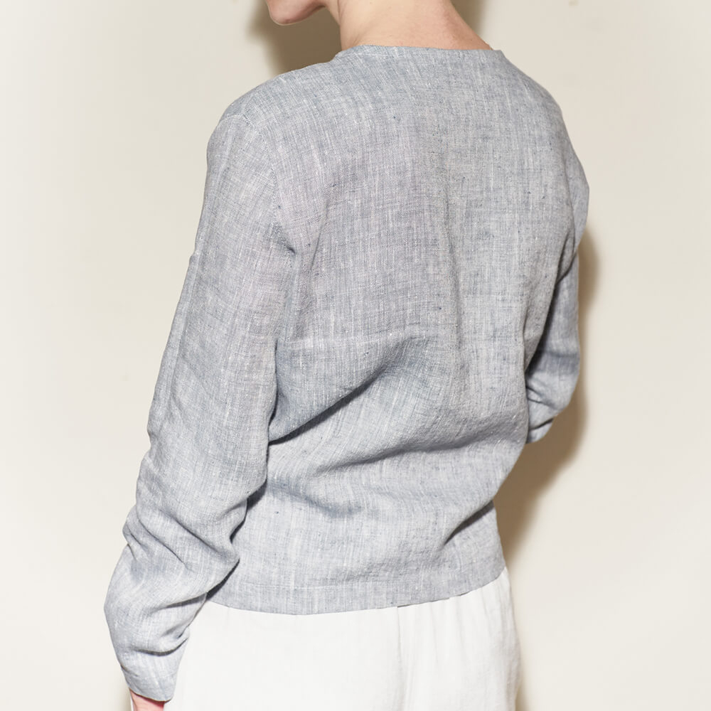 Cara Blouse with Oversized Pockets, Type - PDF