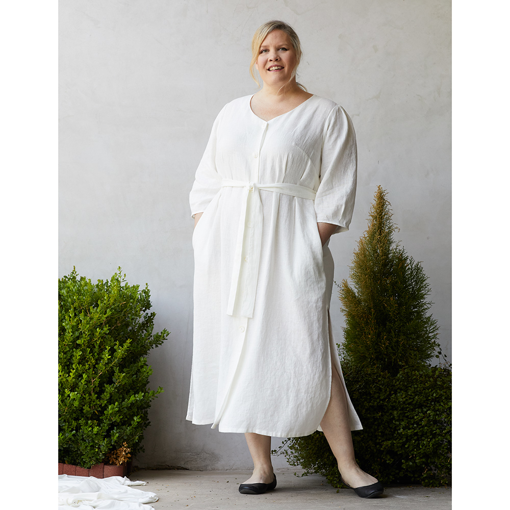 Pattern — Loren — Linen Pullover Dresses