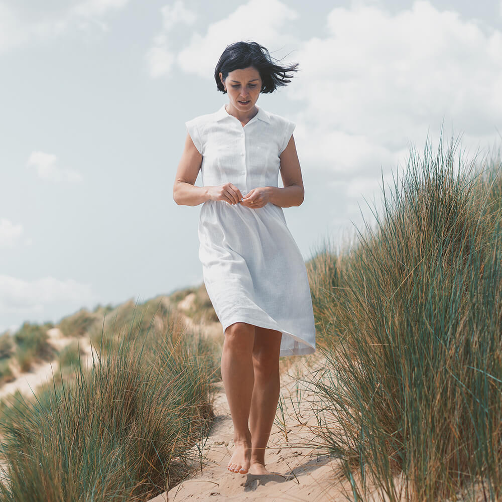 Rafaella — Fitted Dress with Collar, Type - PDF