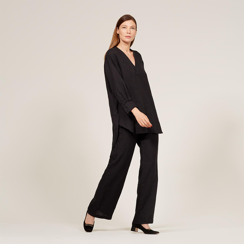 Cameron — Linen Pullover Dress, Blouses and Top, Type - Premium Paper, Single Size - 10 to 16