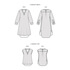 Sewing Patterns - Cameron — Linen Pullover Dress, Blouses and Top